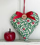 BRIGHT BERRIES CHRISTMAS HEART DECORATION - Image 4
