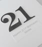 Handmade 100th birthday card - personalised with any age and message - Image 10