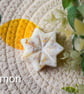 Lemon vegan wax melt.