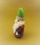 Felted Little Gnome, Winter Gnome, Tomte Style Gnome Figurine, Wool Gnome  - Image 8
