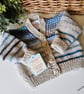  Designer Hand Knitted Baby Cardigan with Merino Wool 3-6 months size - Image 6