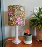 William Morris Golden Lily Classic Cylindrical Drum Lampshade. - Image 4
