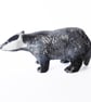 Badger Ceramic Sculpture - Handmade - Image 2