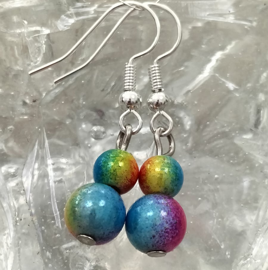 Rainbow miracle bead drops