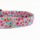 Spring Blooms Dog Collar, Dog Lead, Girl Dog Collar