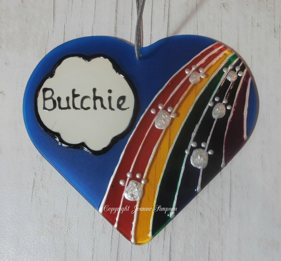 Rainbow Bridge pet memorial sun catcher decoration