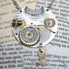 Vintage Pocket Watch Steampunk Necklace