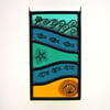 Stained glass Panel - Ocean Tales