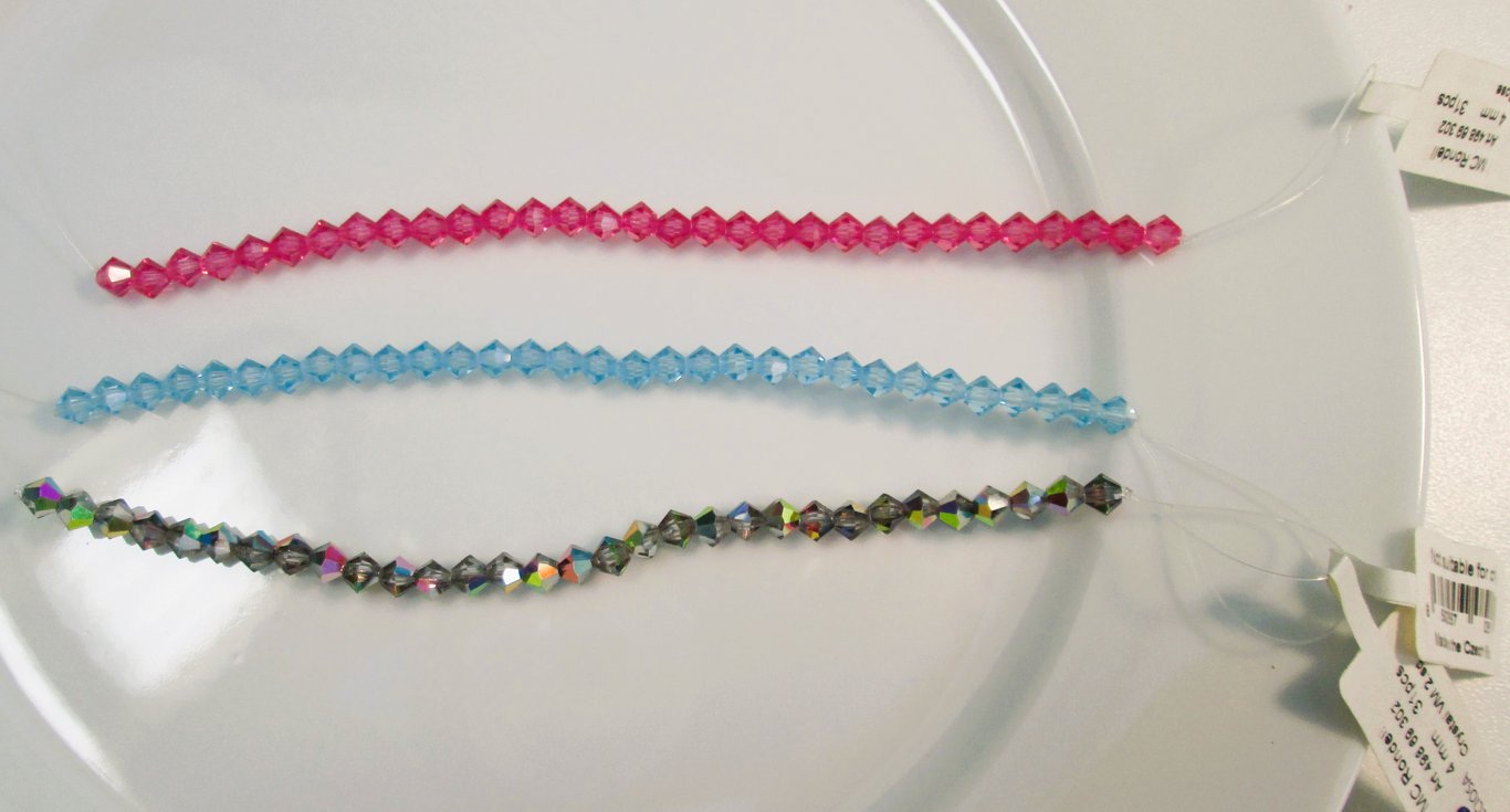 Destash 4mm Preciosa czech glass bicone beads