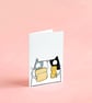 Cheese and Cracker Cat Card - Image 2