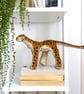 Lying Down Leopard Pre-Order - Handmade Nature Inspired Whimsical Joy Gifts Home