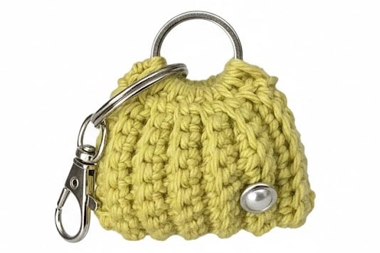 Cute crochet bag keychain, colourful Birthday Gifts Ideas