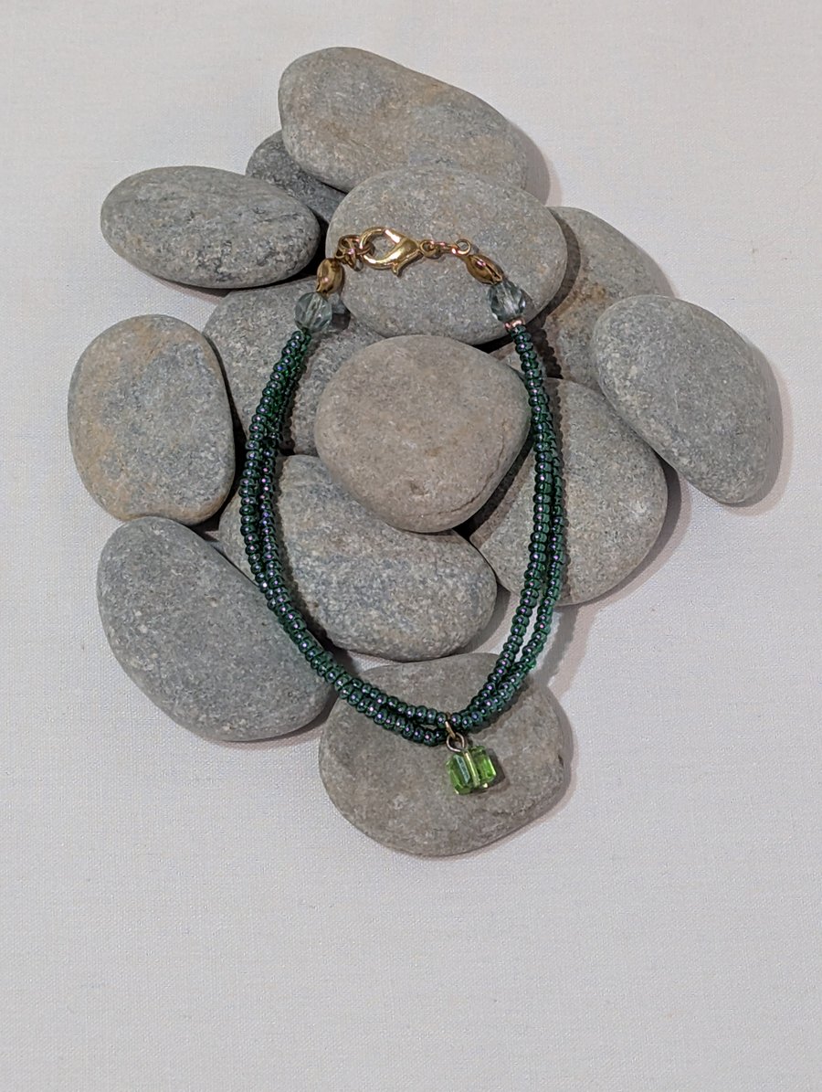 2-Strand Seed Bead Bracelet