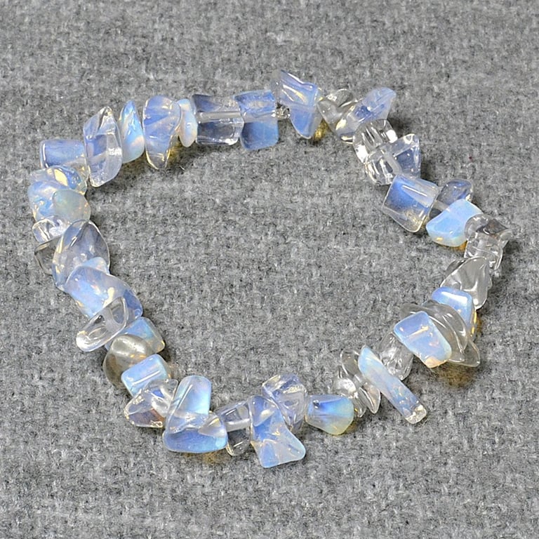 Opalite Chip Elastic Bracelet