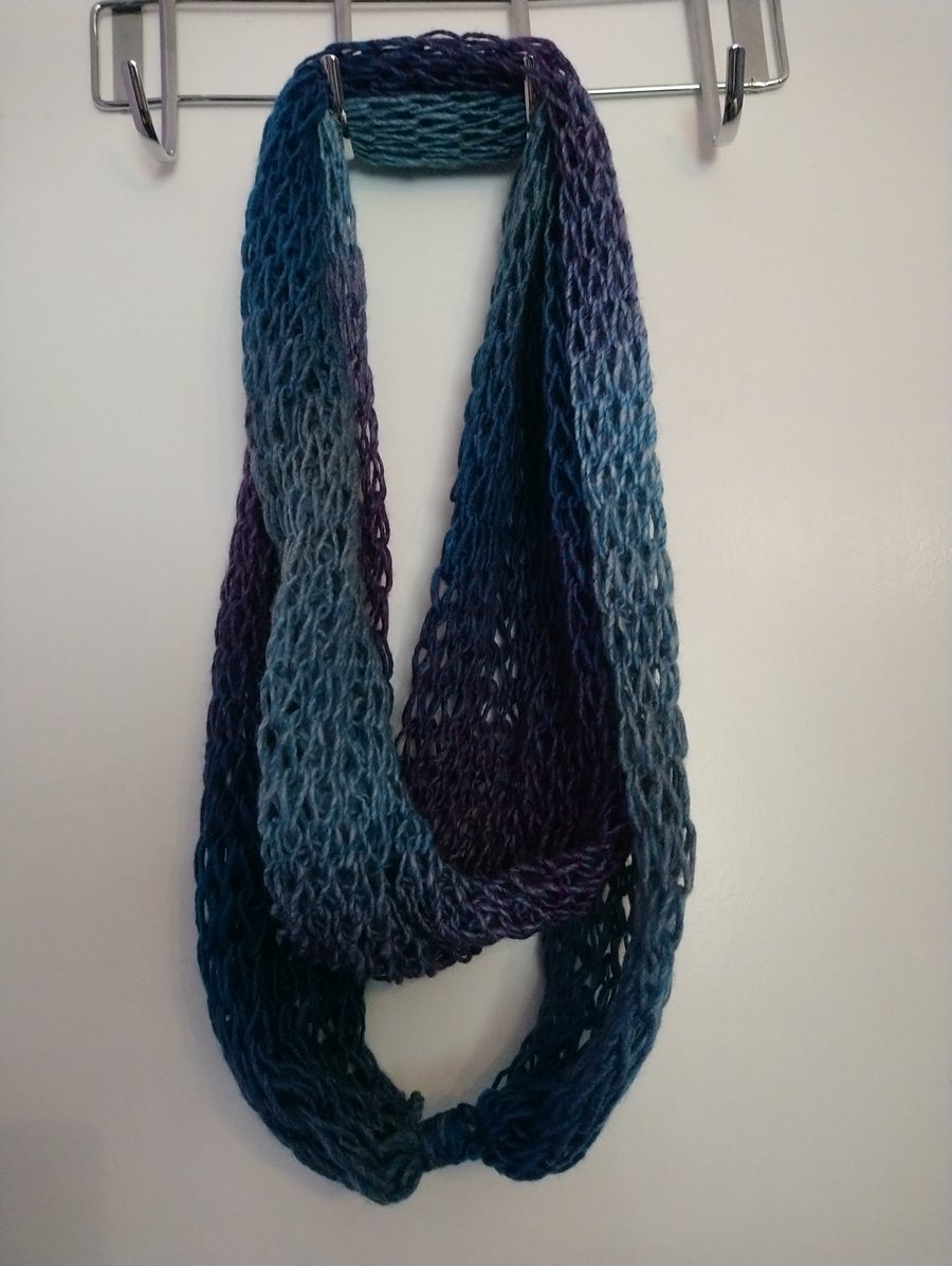 lightweight drop stitch infinity scarf