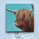 Highland Cow Magnet, Claire Kirkpatrick 