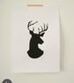 Free Postage - Screen Printed Stag - Image 1
