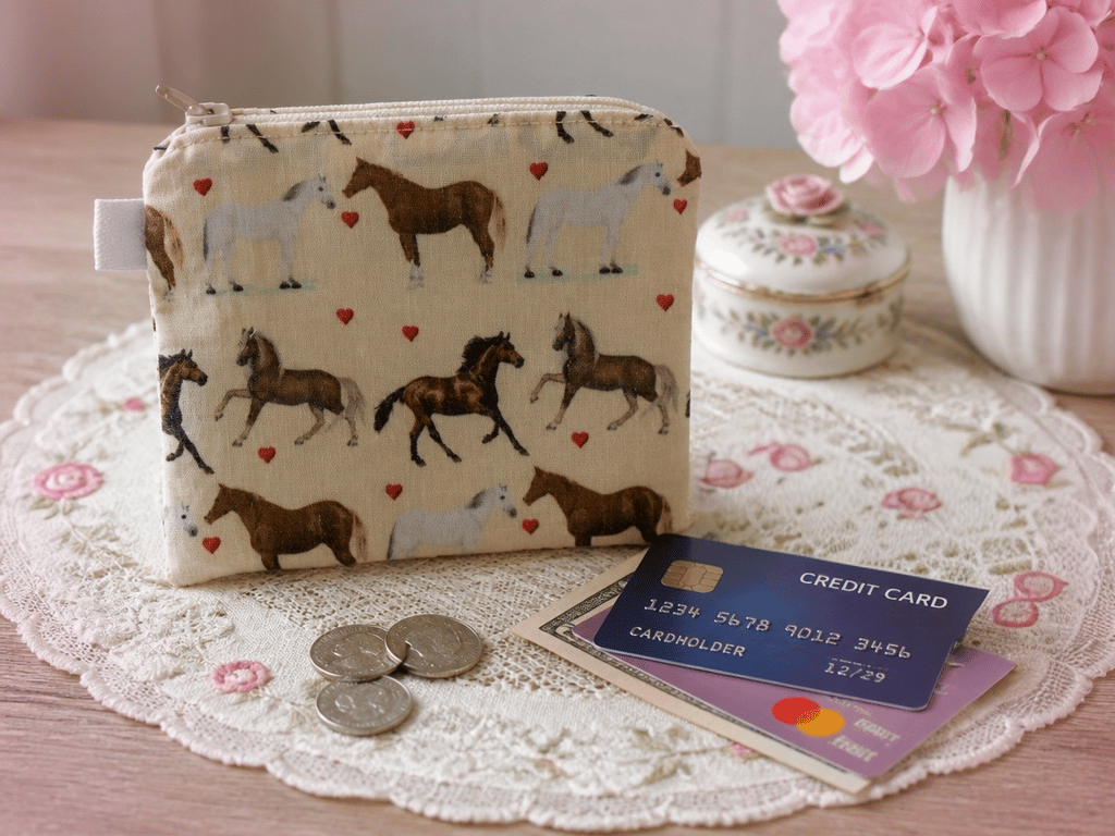 Horses Purse or Card Holder 