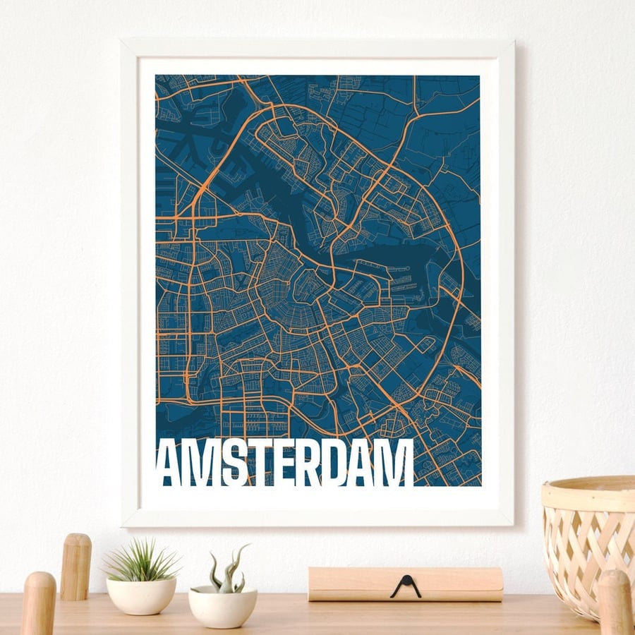 Maps Of Europe Giclee Fine Art Print, Wall Art Print, Map Print (Unframed)