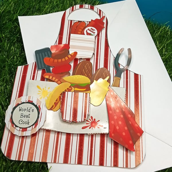 Fathers Day card, Best Baker or Best cook