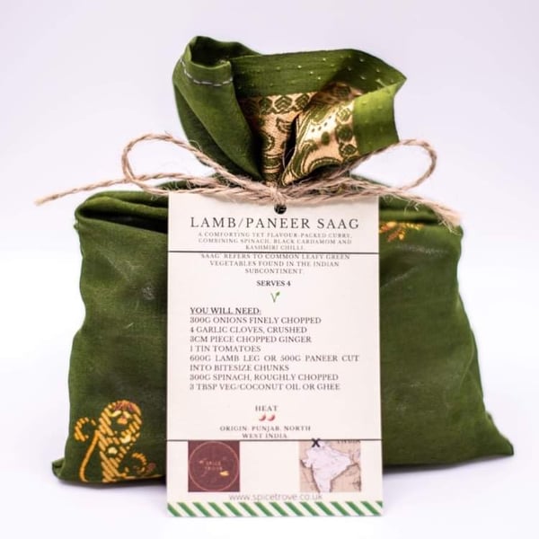 North Indian Saag (with lamb or paneer) curry kit (v)