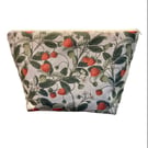 Strawberry Flowers Large Project Bag