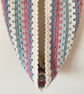 Multicoloured Crochet Infinity Scarf - Handmade - Gifts for Her - Granny Stripe - Image 9