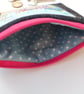 Coin purse denim beach huts and ice cream van Taste of Summer - Image 3