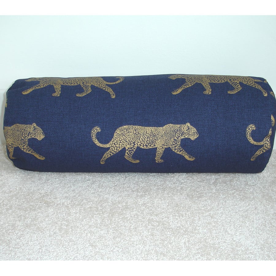 Leopard print hotsell bolster pillow