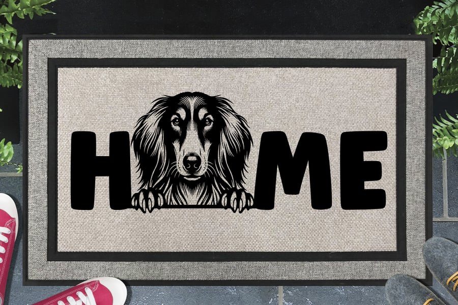 Saluki Home Door Mat - All Weather Doormat - 45x70cm 