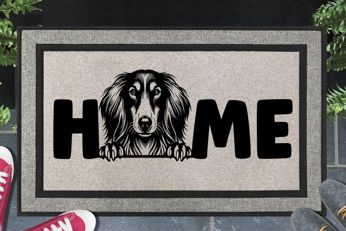 Saluki Home Door Mat - All Weather Doormat - 45x70cm 