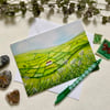 Rolling Hills Landscape, Blank Greetings Card
