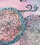 Snowflake dandelion clock sparkling winter birthday card - Image 5