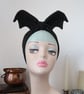 Bat Headband in Black Jersey  - Image 1
