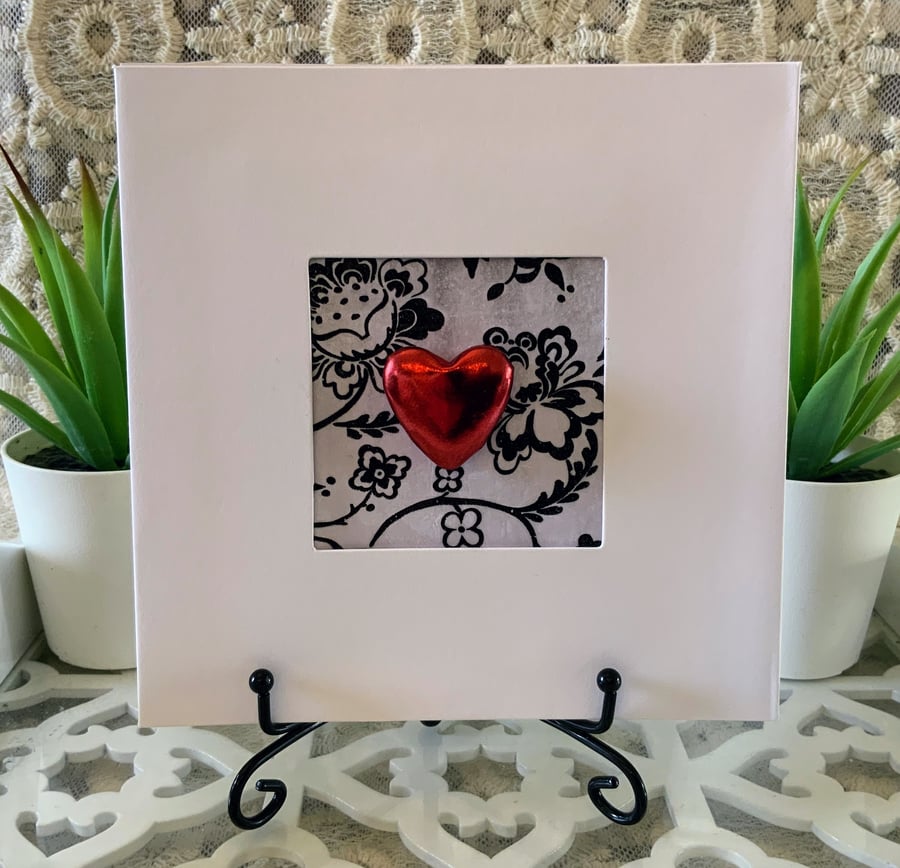 Red Heart Bespoke Occasion Card.