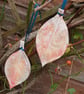 Hanging Ceramic Leaf Decorations - Image 1
