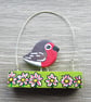 Robin, bird ornament, Robin hanging decoration. - Image 5