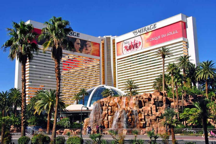 Mirage Hotel Las Vegas America Photograph Print