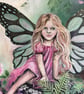 Little Fairy Girl. Original artwork - Image 3