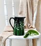Lily of the Valley Farmhouse Jug - Hand Painted - Image 2