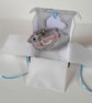 'A little bird told me' wool felt and crochet bird letterbox gift. - Image 5