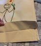 Tote shoulder bag, quirky stickman, flower power,  boho, pride, festival  - Image 4