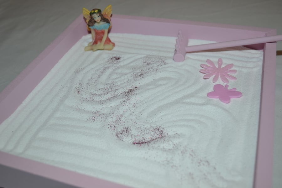 Medium Iced Pink Fairy Garden