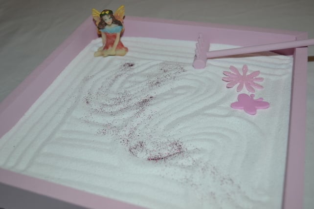 Medium Iced Pink Fairy Garden