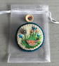 Hand Embroidered Little Bird Brooch - Image 4