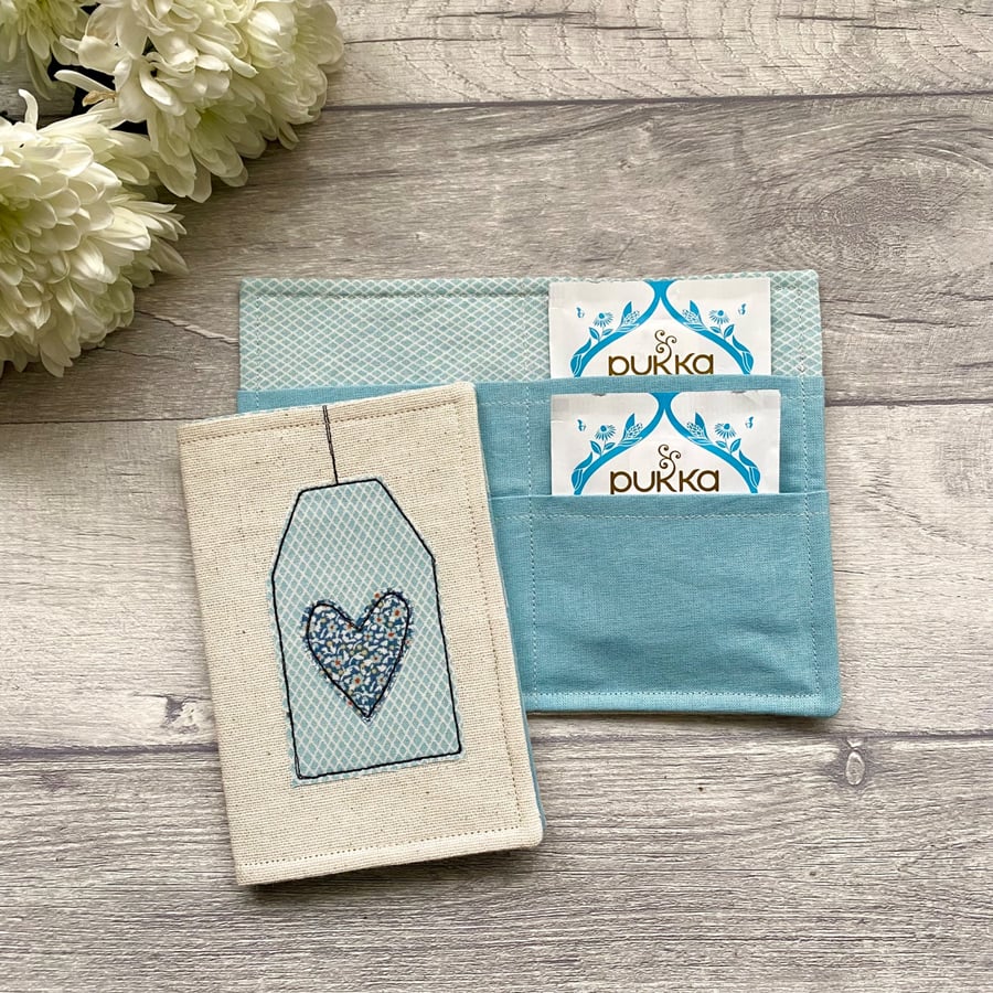 Tea bag wallet, tea lover gift