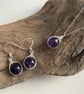 Amethyst Jewellery Set, Amethyst necklace, Amethyst earrings - Image 1