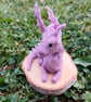 Lilac Orchid Needlefelt Shropshire Dragon - Image 2