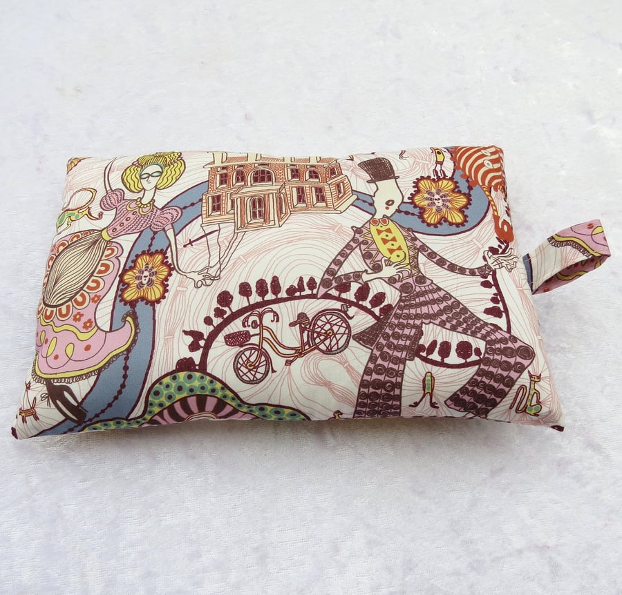 Palm rest, wrist support, made from Liberty Tana Lawn, London