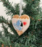 Small JOY heart decoration gold - Image 3
